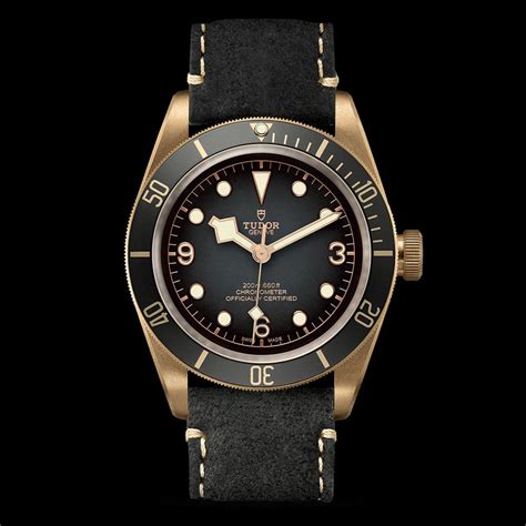 Tudor Black Bay Bronze Leather Grey 43mm Gents Automatic